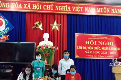 Hội nghị Cán bộ, viên chức, người lao động năm học 2021-2022