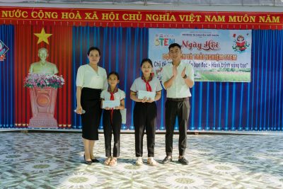 Sôi động Ngày hội đọc sách và trải nghiệm Stem năm học 2023 – 2024.